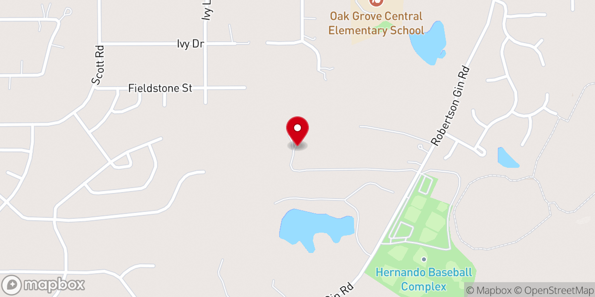 Map showing location of Oak Hill Regional Community Development Corporation