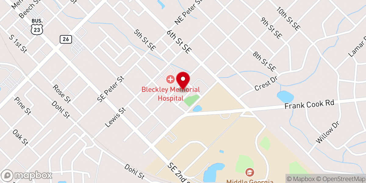 Map showing location of Fourth Cross Ministries
