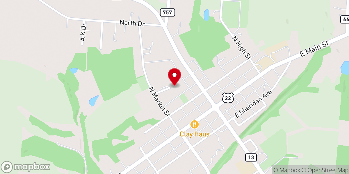 Map showing location of National Church Residences (Somerset Lane)