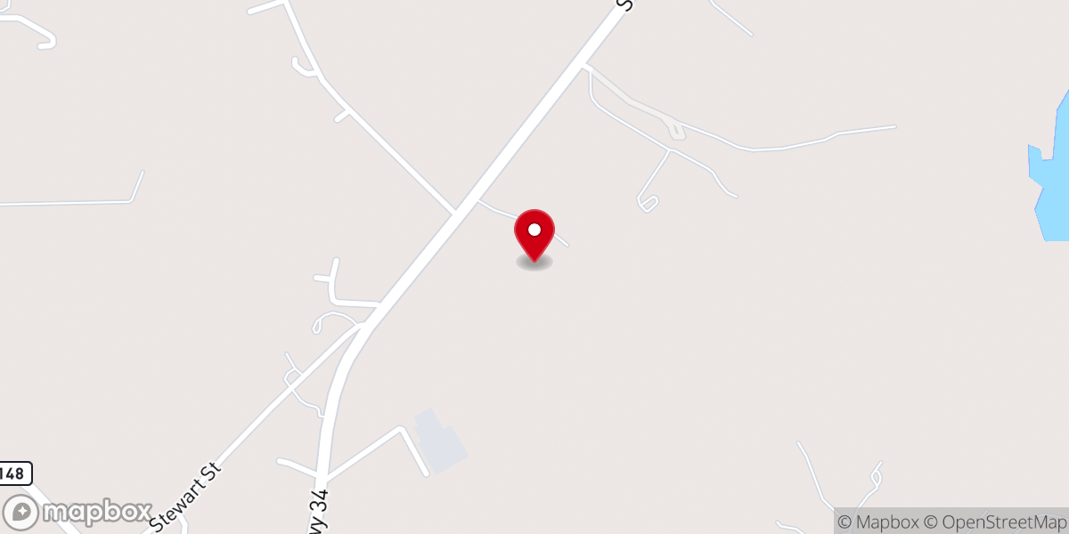Map showing location of Victory Church of Scurry