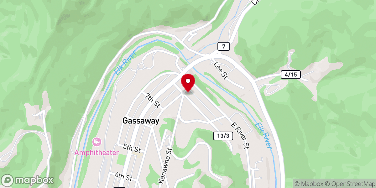 Map showing location of Davis Memorial Presbyterian