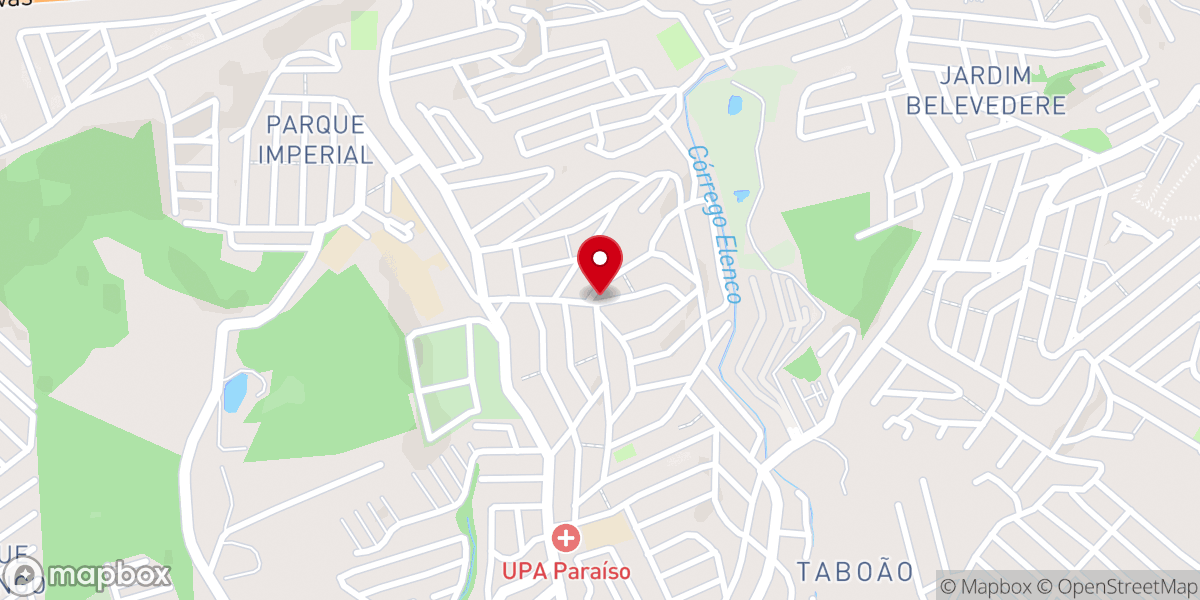 Map showing location of Paróquia Sagrada Família