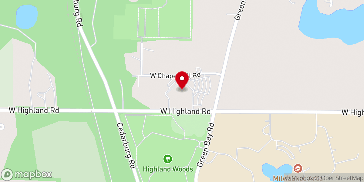 Map showing location of Crossroads Presbyterian Church