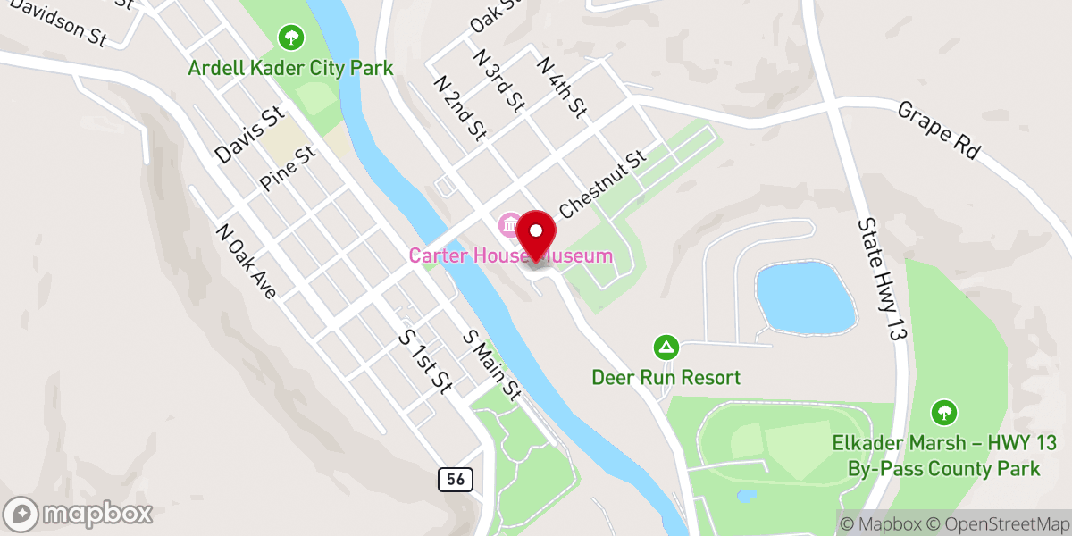 Map showing location of First Congregational Church