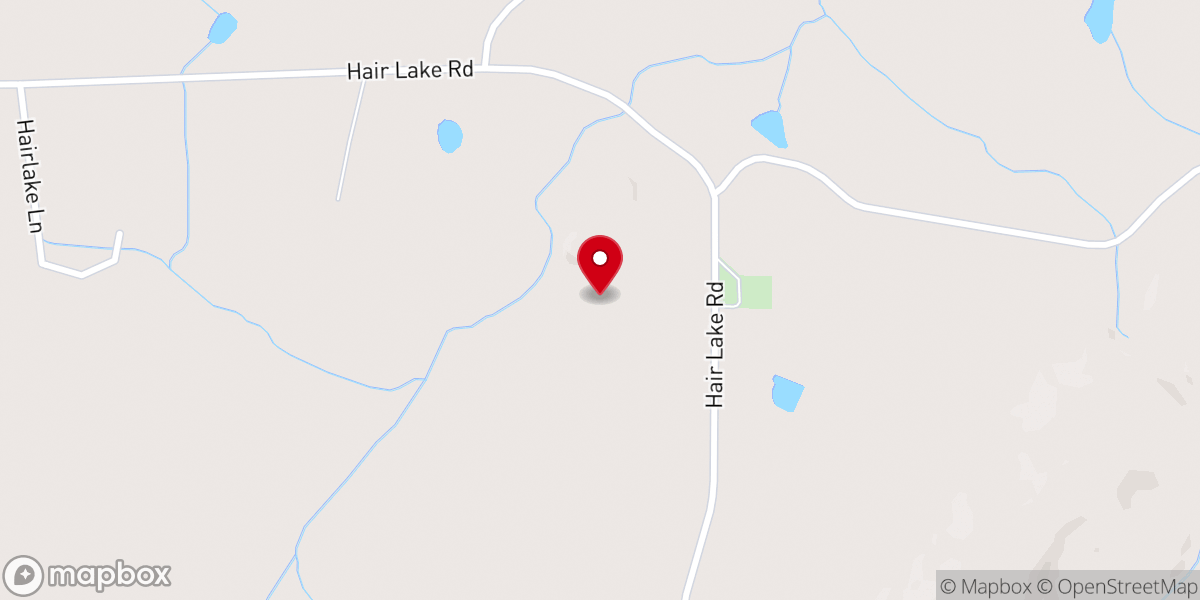 Map showing location of Camp Hamby