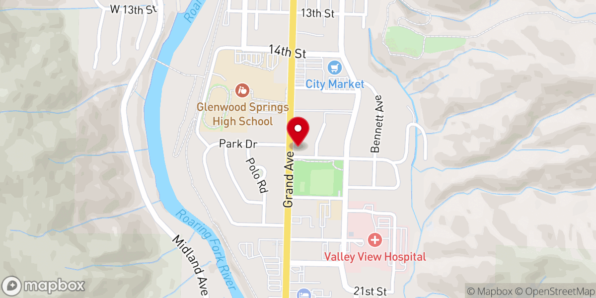 Map showing location of Good Shepherd Lutheran Church