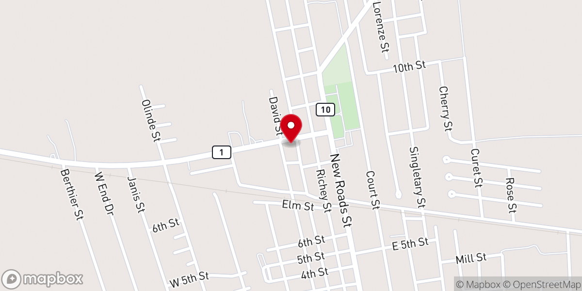 Map showing location of Disciples of Christ Worship