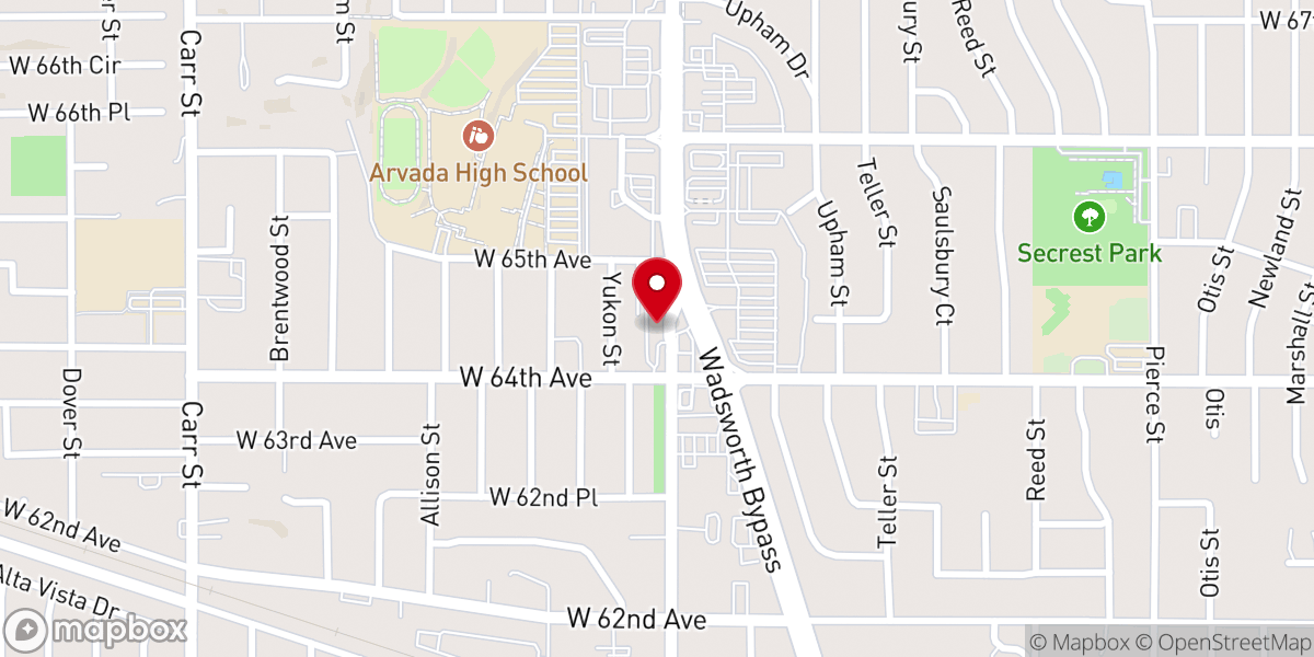 Map showing location of Ralston Creek Church