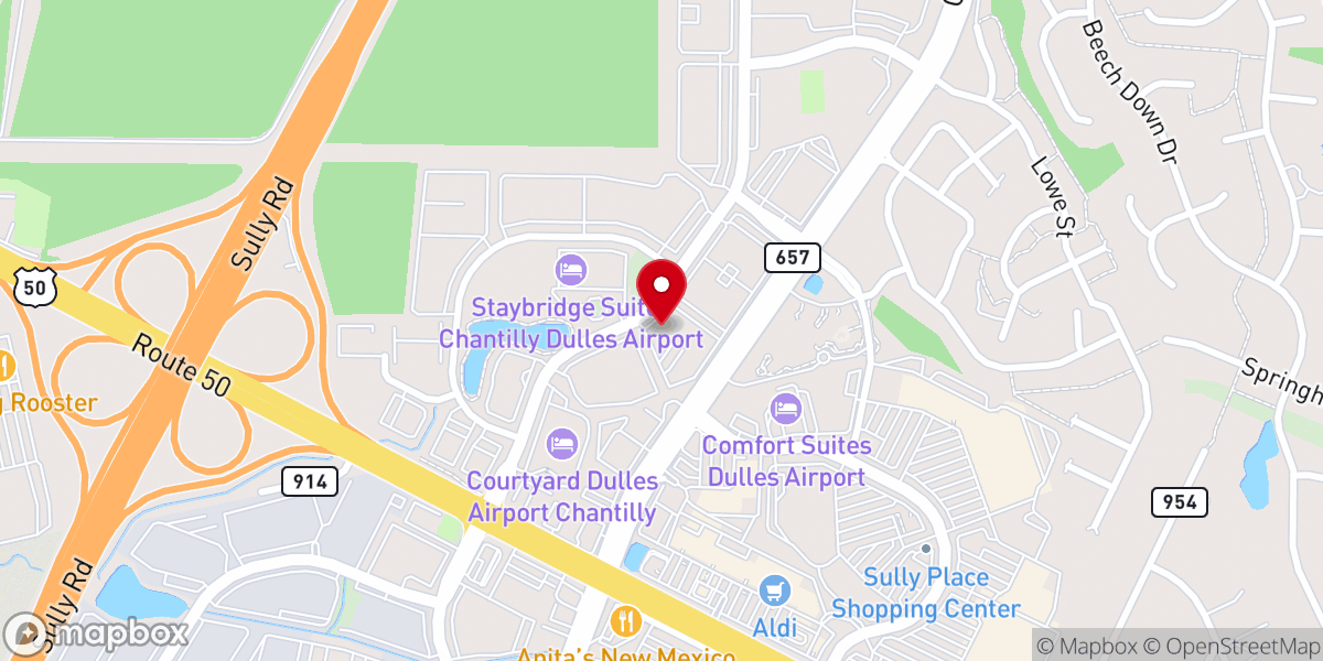 Map showing location of Church of the Epiphany