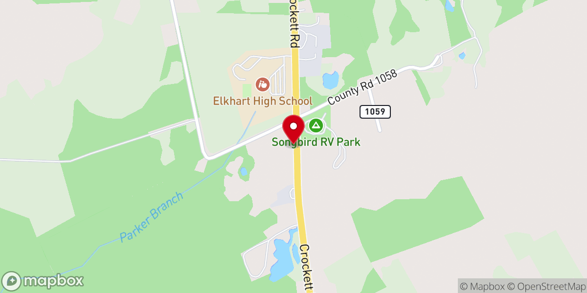 Map showing location of Family of Faith Church