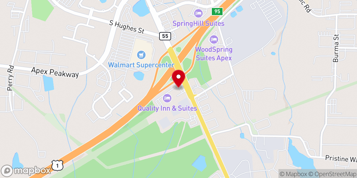 Map showing location of International Community Church (ICC)