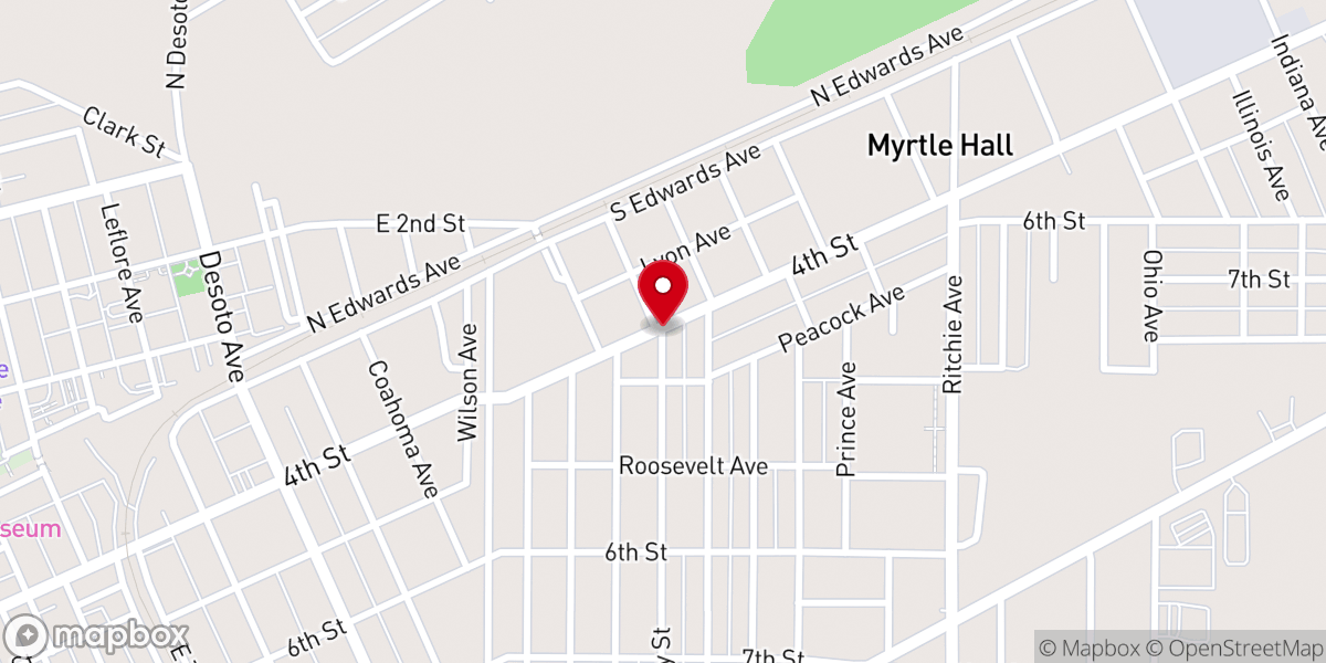 Map showing location of power of the spirit ministry