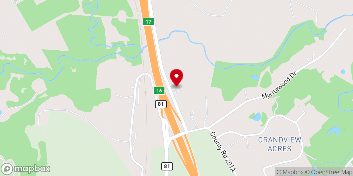 Map showing location of Grandview Seventh-day Adventist Church