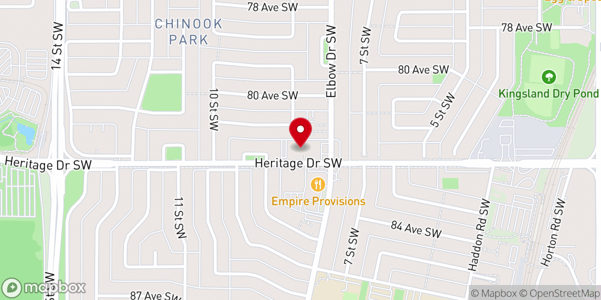 Map showing location of Springs Church