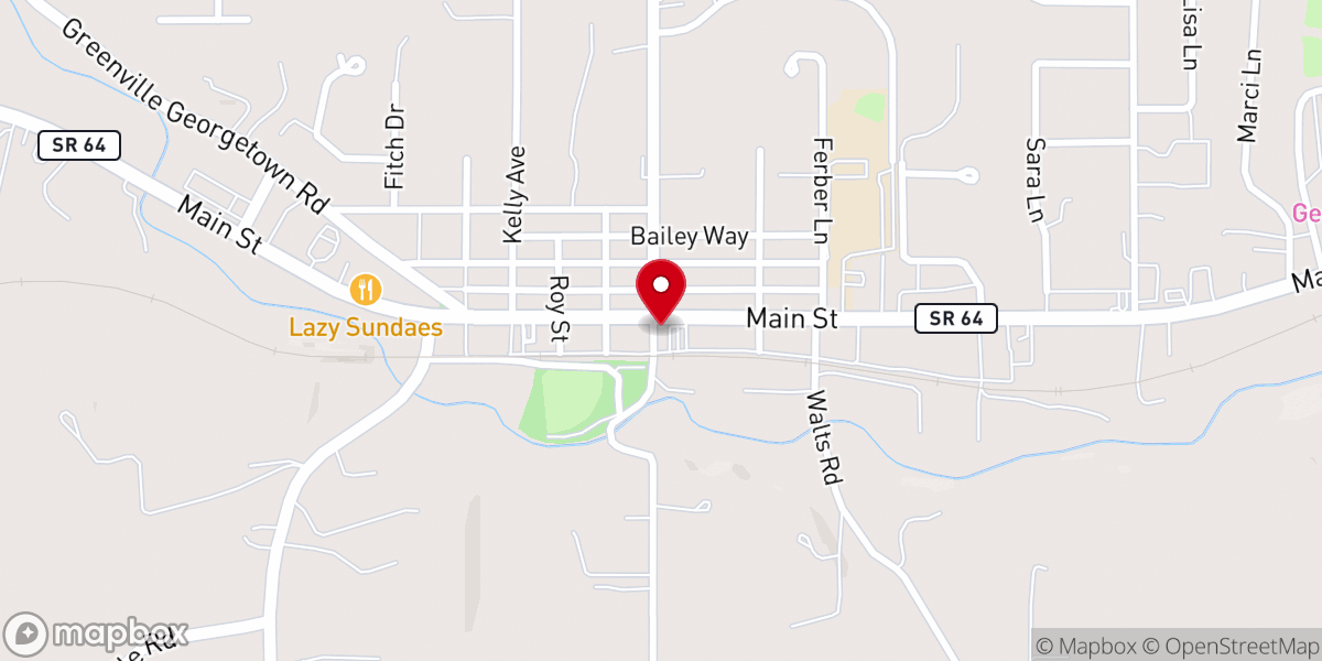 Map showing location of Celebration Worship Center