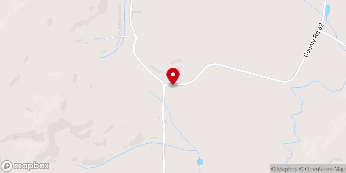 Map showing location of Mount Harmony Church