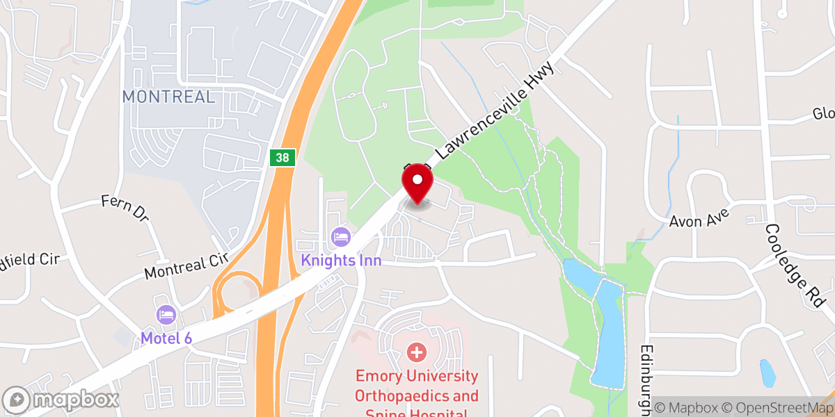 Map showing location of Rehoboth Baptist Church