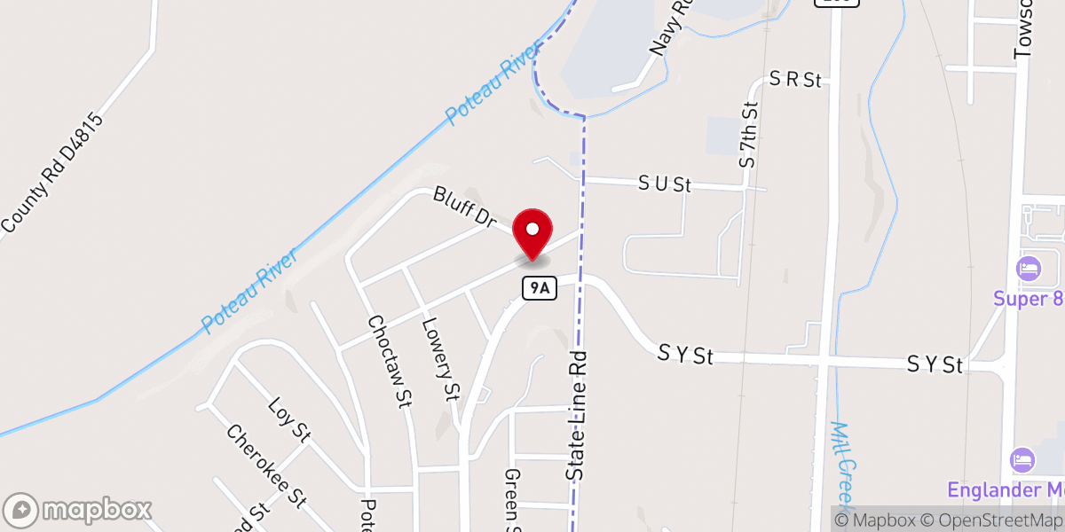 Map showing location of Family Life Center