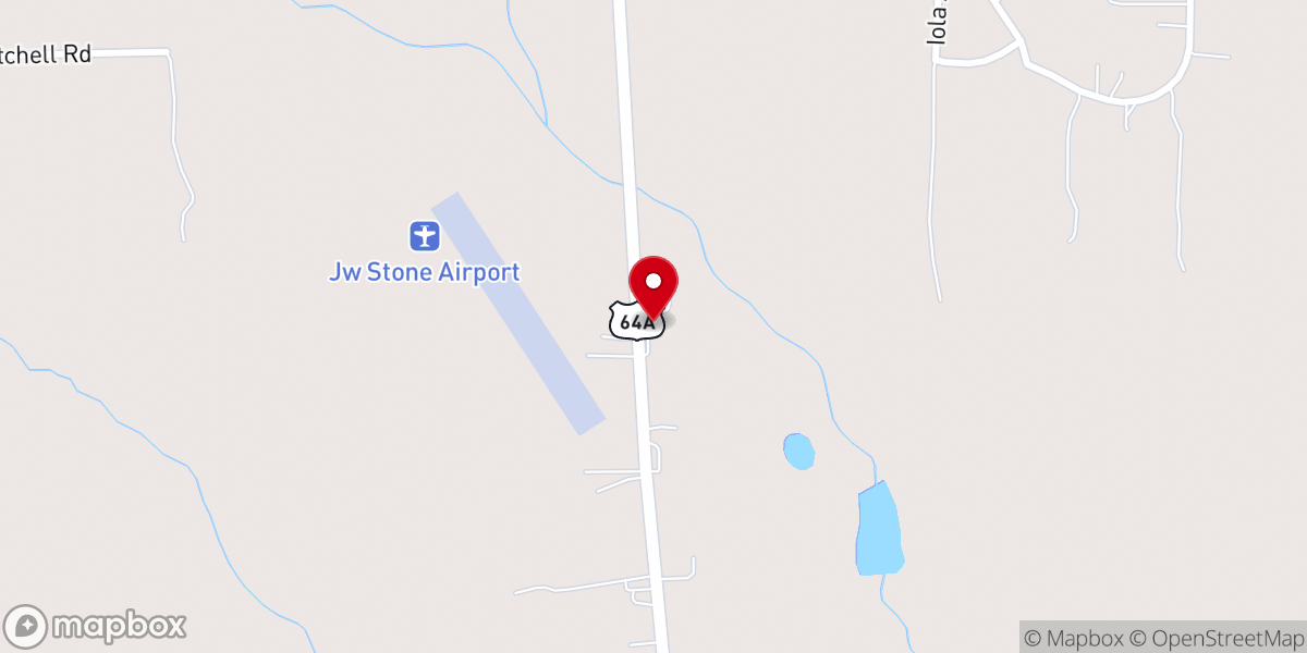 Map showing location of MidPoint Church