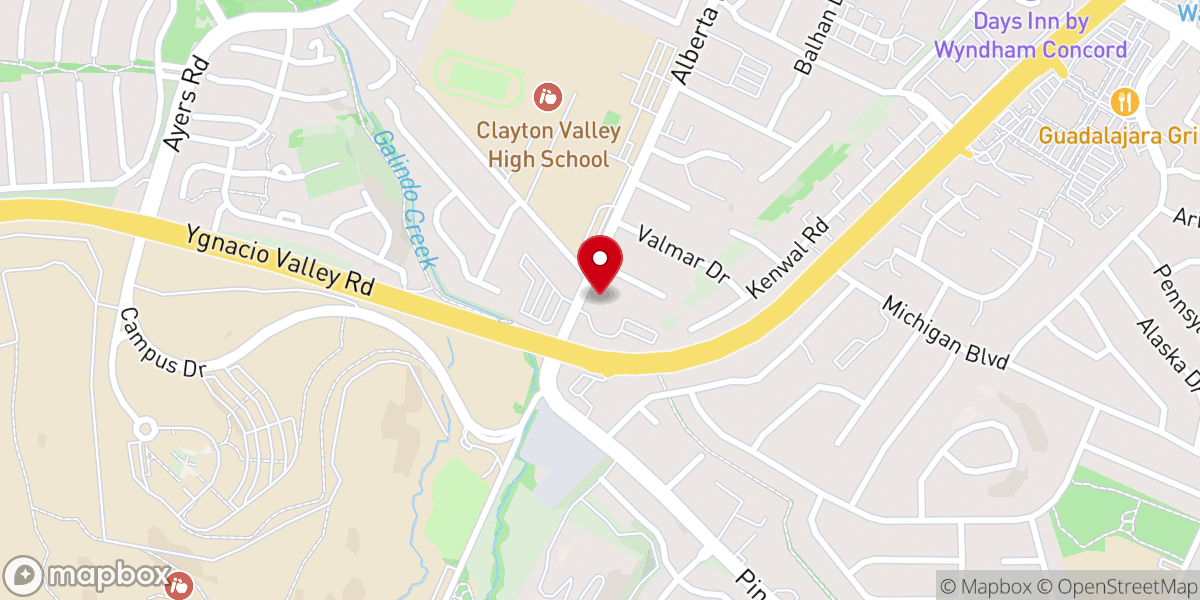Map showing location of Trinity United Reformed Church