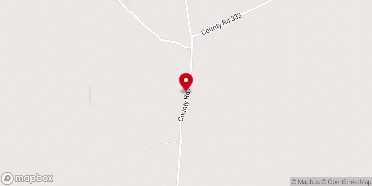 Map showing location of Davis Chapel