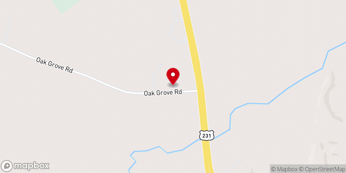 Map showing location of Conecuh River Church of Christ