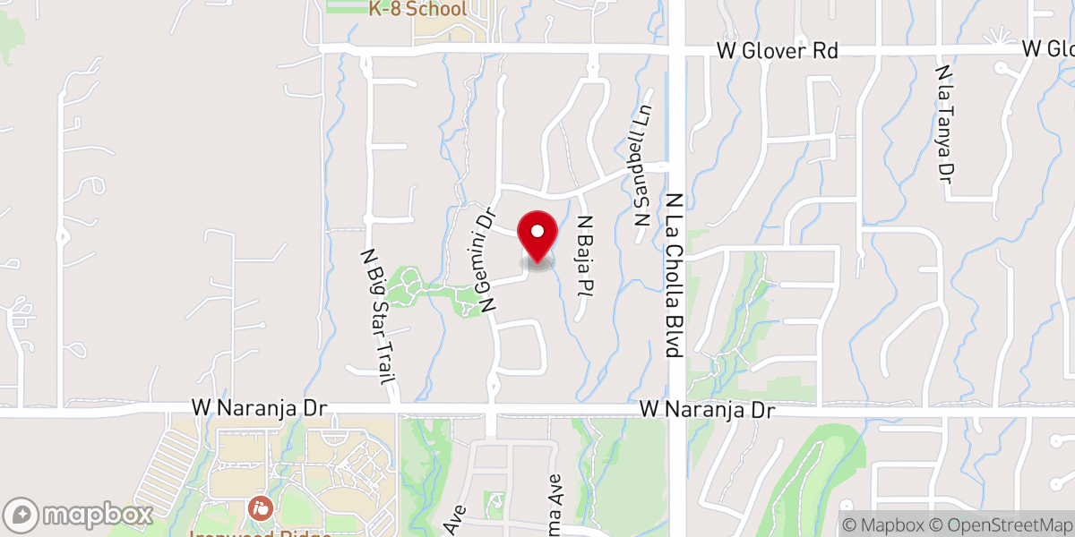 Map showing location of Clerk