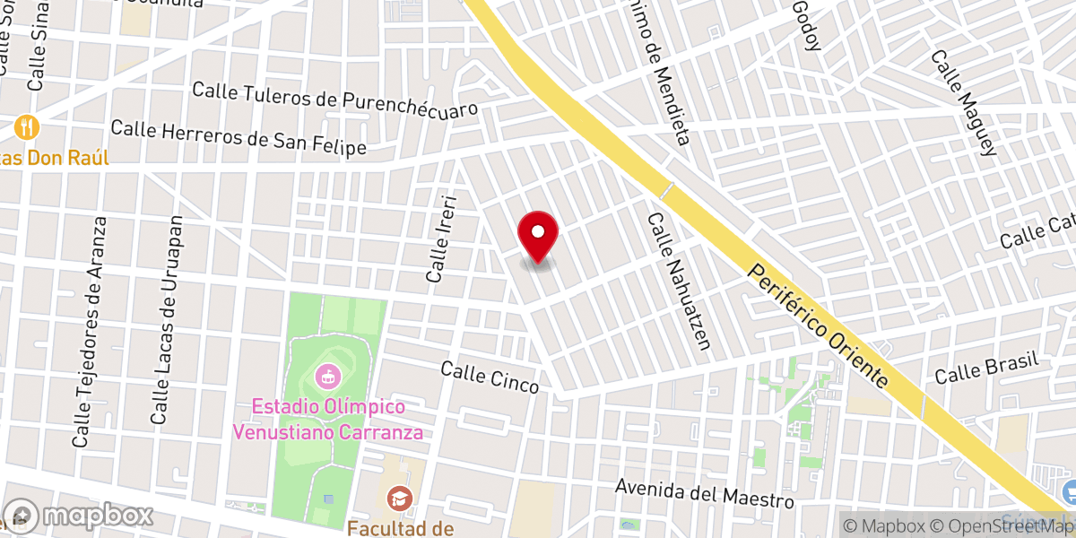 Map showing location of Rectoría Del Santísimo Sacramento y María Reina