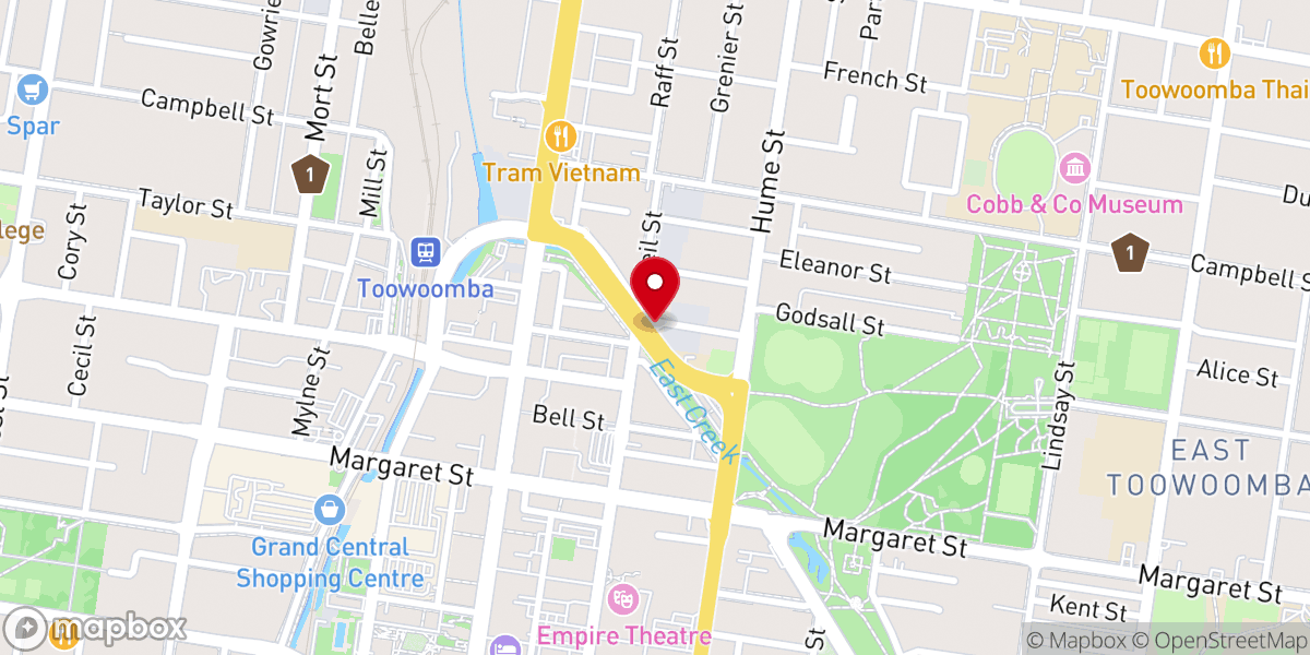 Map showing location of Liberty Community Church