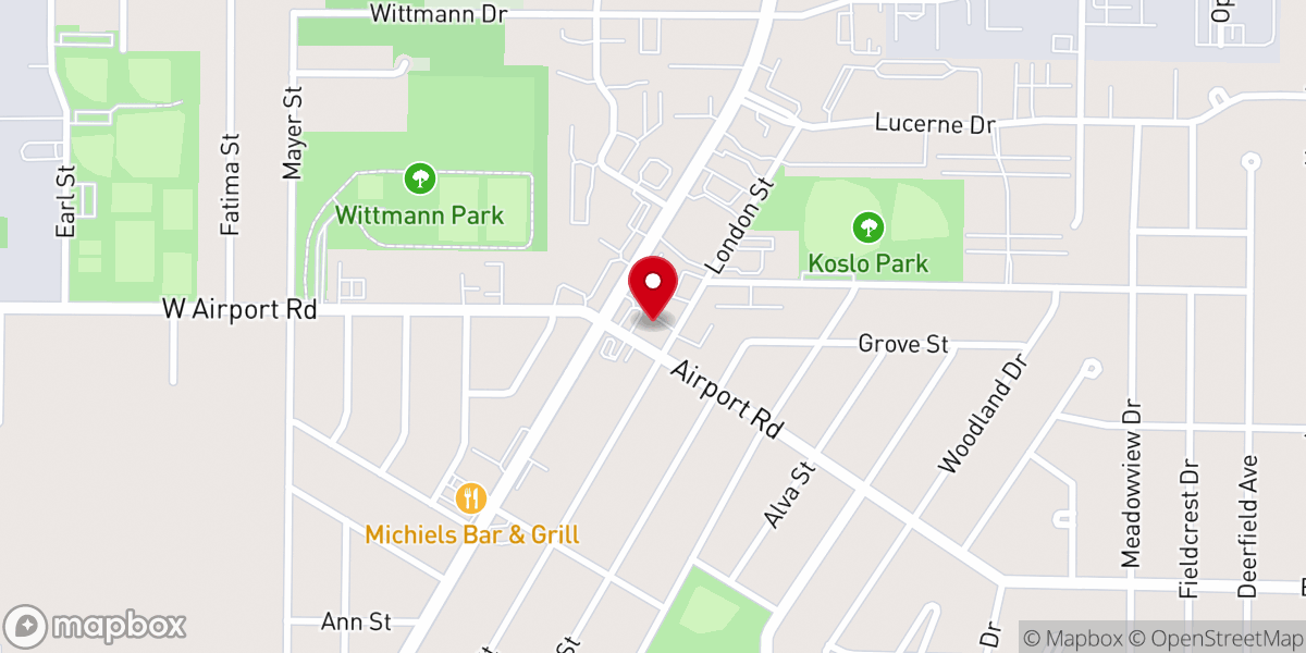 Map showing location of Appleton Korean Presbyterian Church