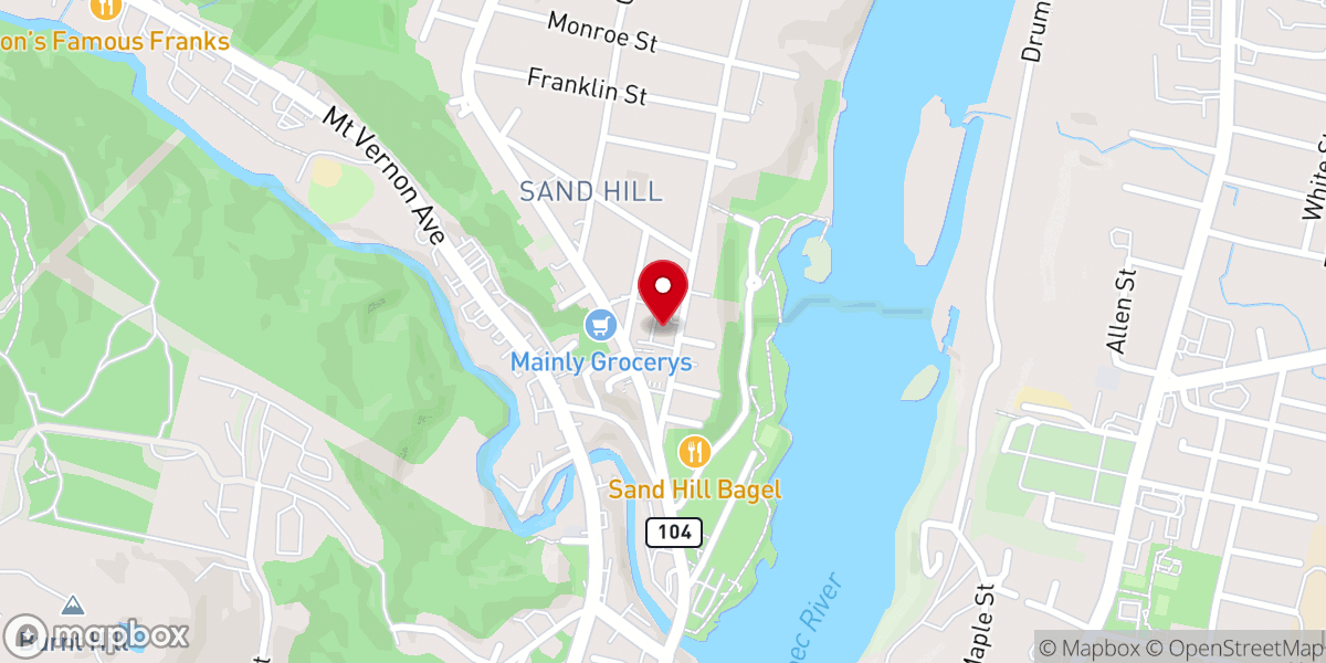 Map showing location of Saint Michael Catholic Parish
