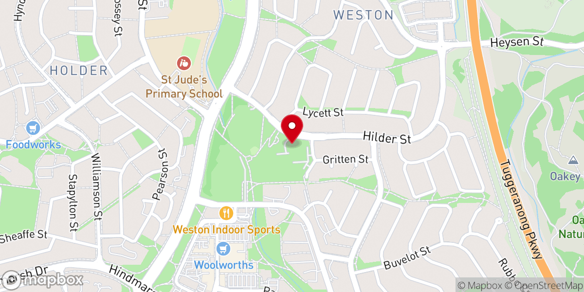 Map showing location of Horizon Church