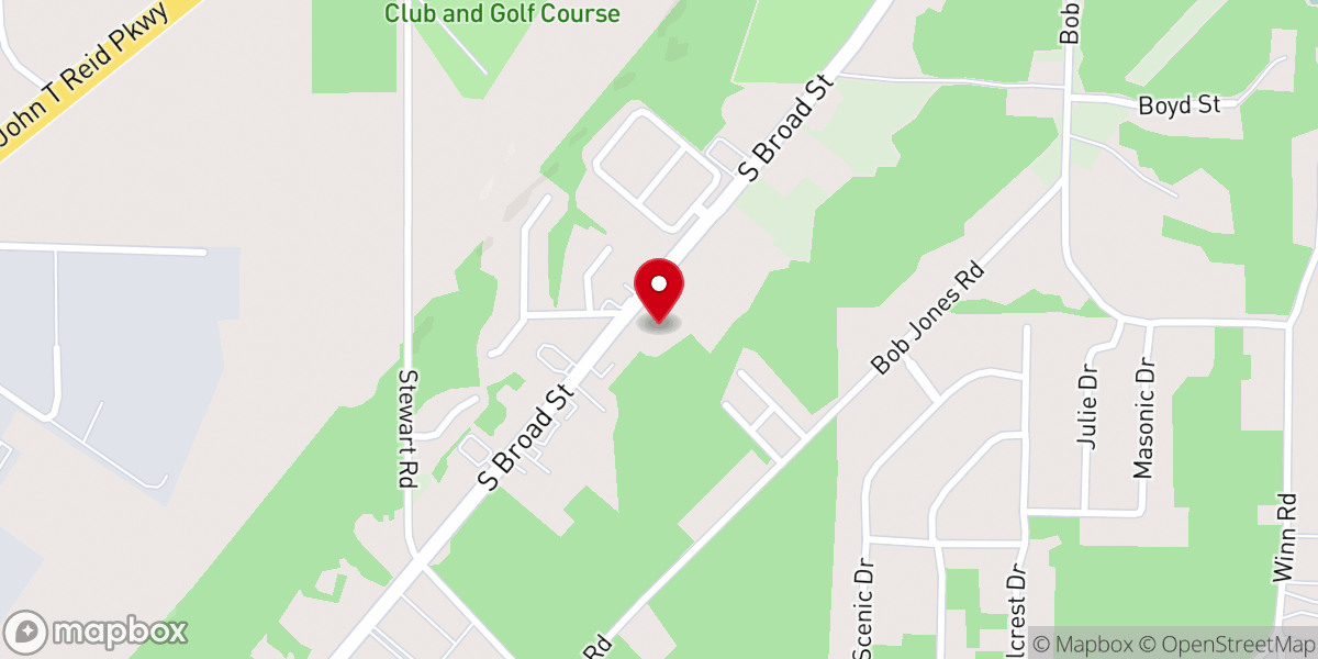 Map showing location of Southgate Independent Baptist Church