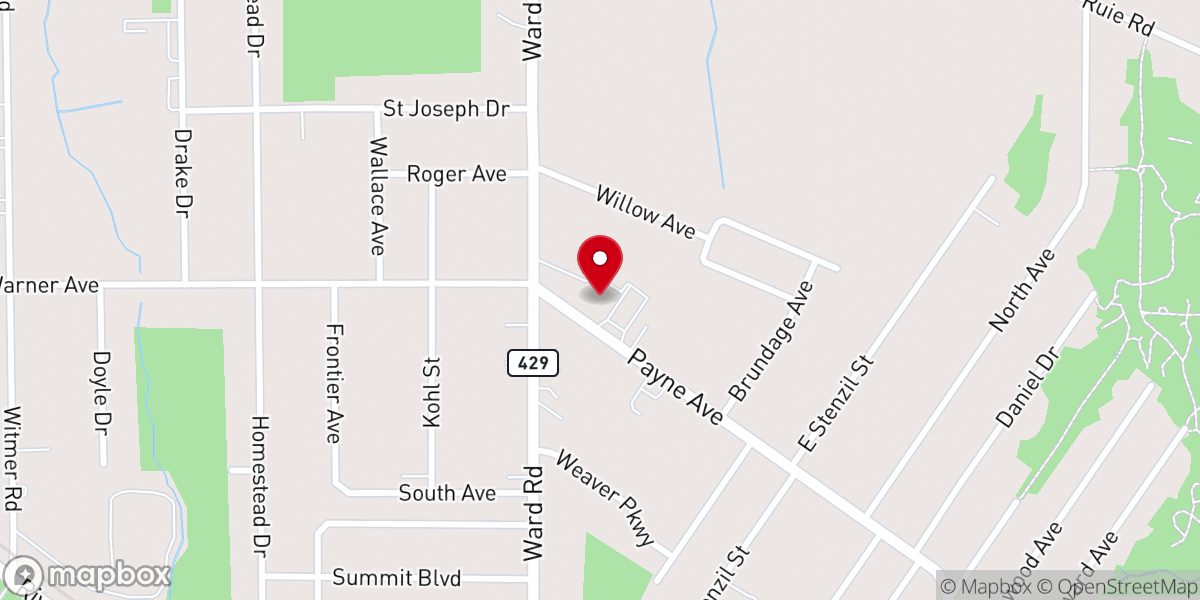 Map showing location of RCCG Buffalo Fountain of Restoration Parish