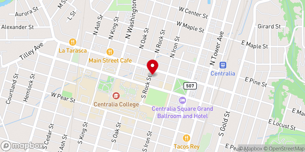 Map showing location of Gather Daycare