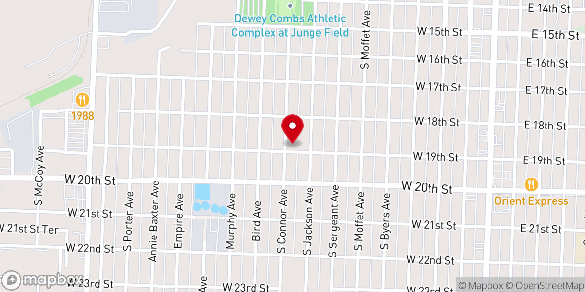 Map showing location of The Sanctuary of Joplin