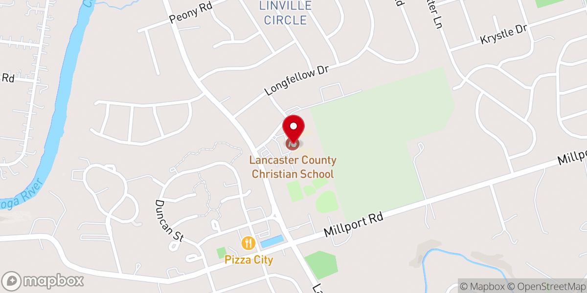 Map showing location of Mission Church