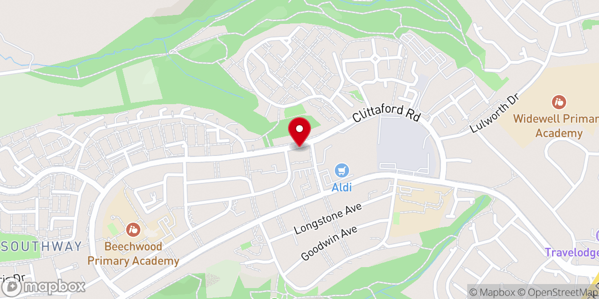 Map showing location of Church of the Holy Spirit