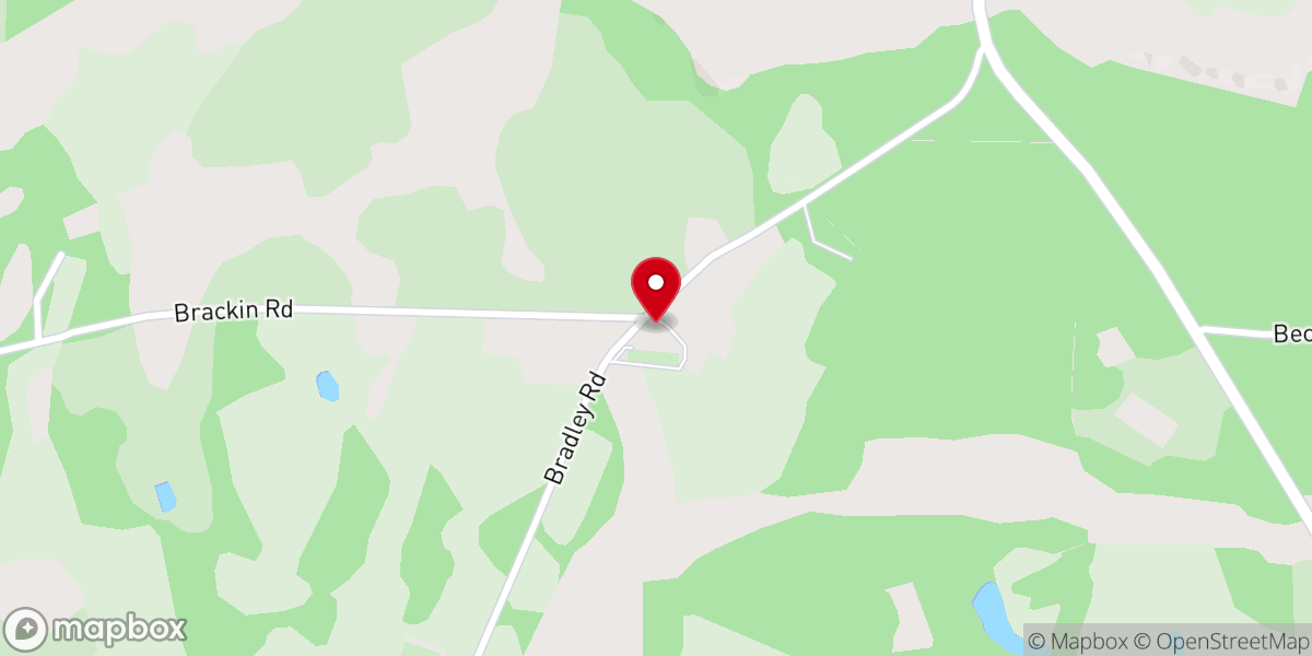 Map showing location of West Pittman Baptist Church