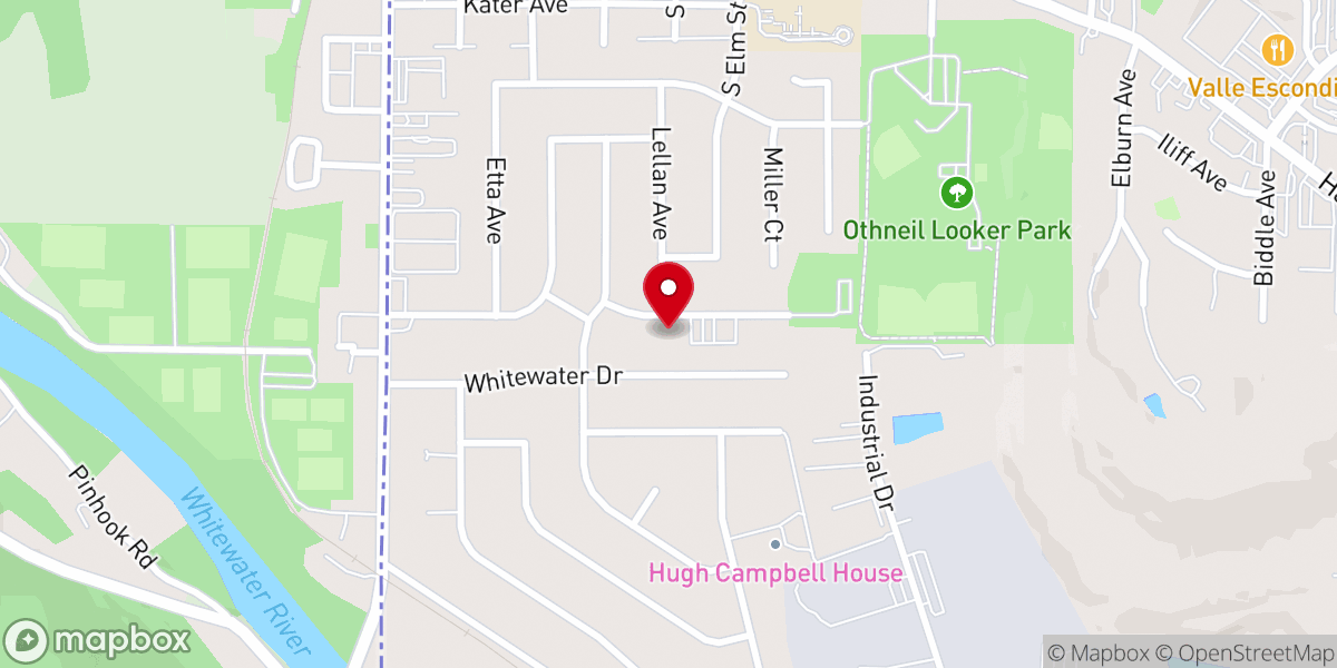 Map showing location of New Vision Church