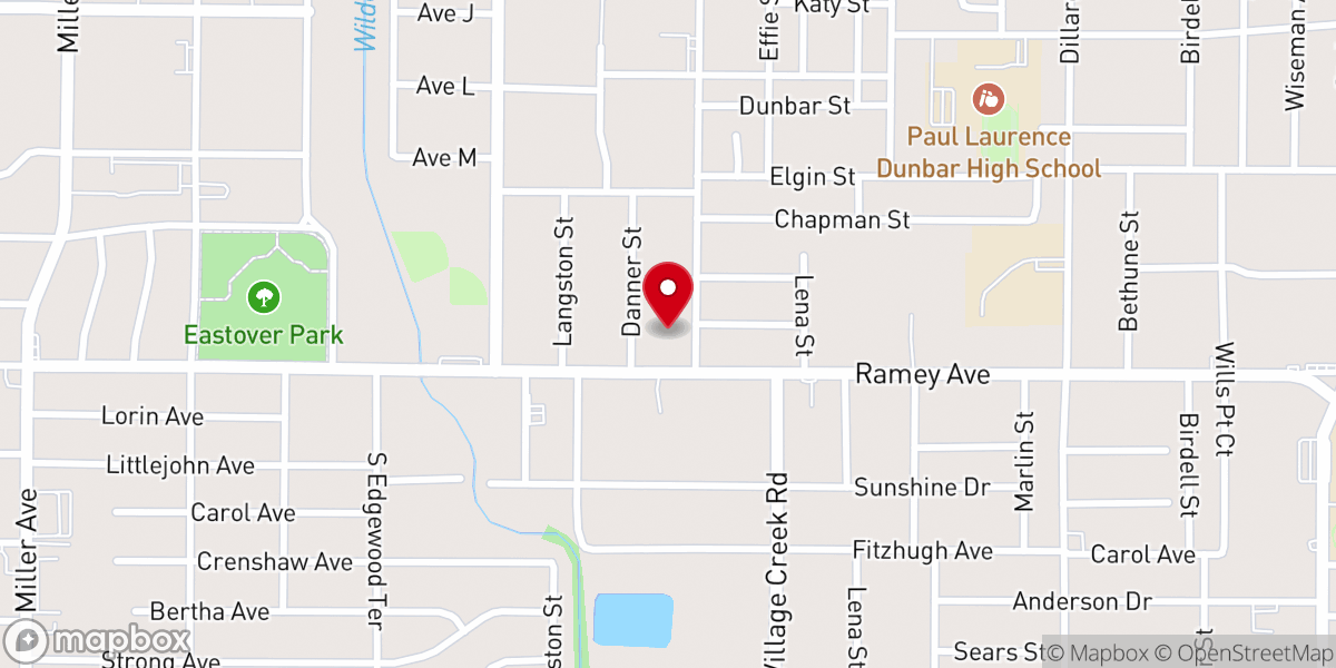 Map showing location of Christ The Risen King Church