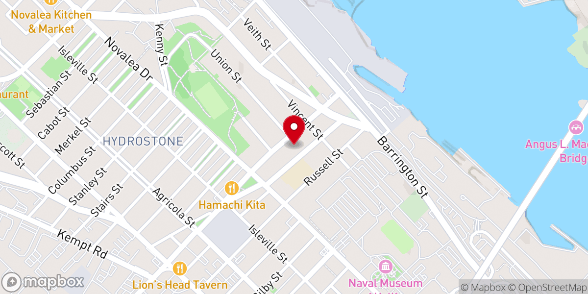 Map showing location of United Memorial Church