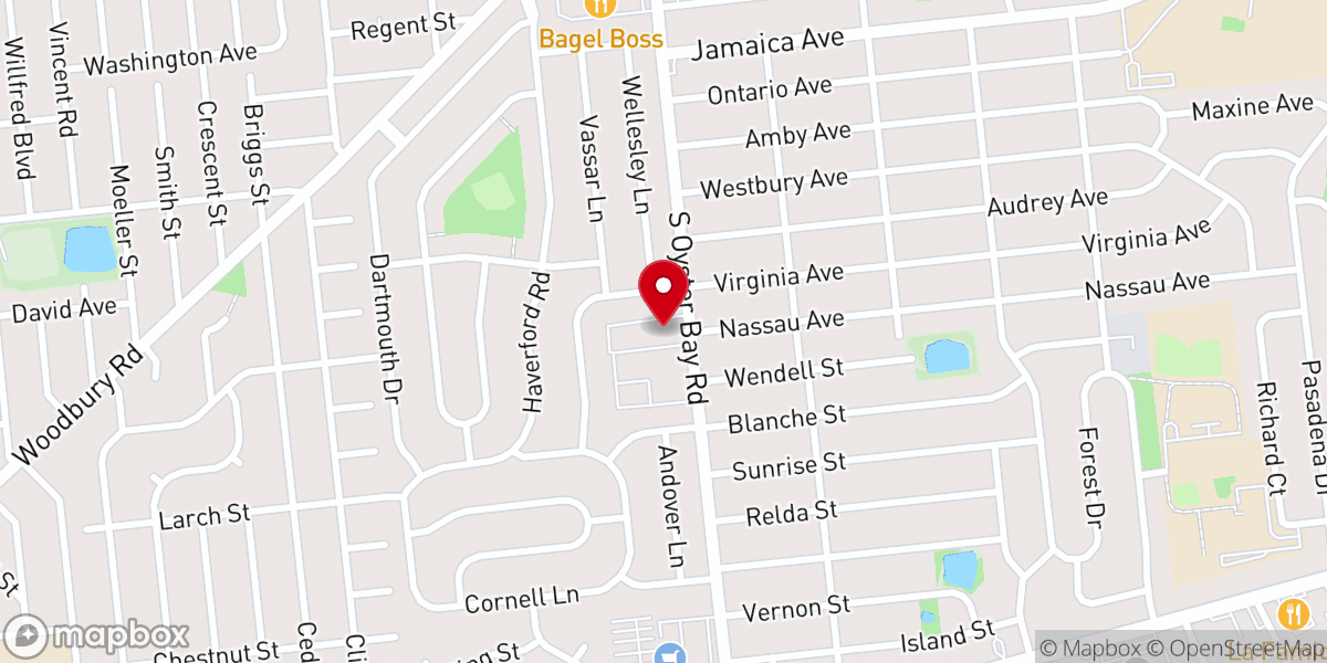 Map showing location of Our Lady of Mercy Church
