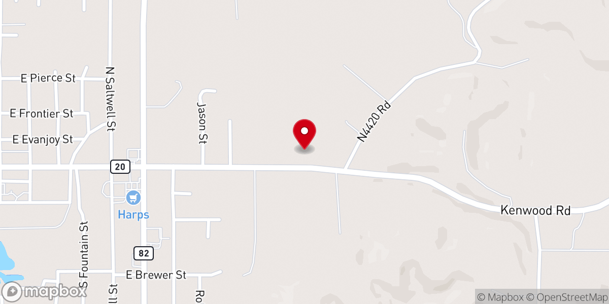 Map showing location of Life Connection Church