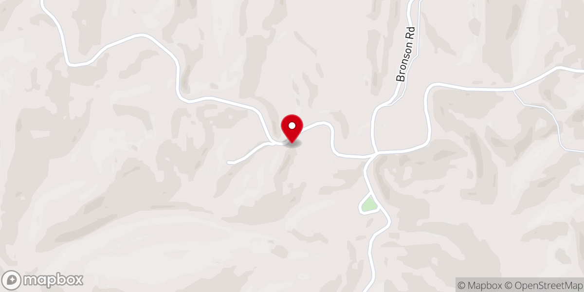 Map showing location of South Fork Church