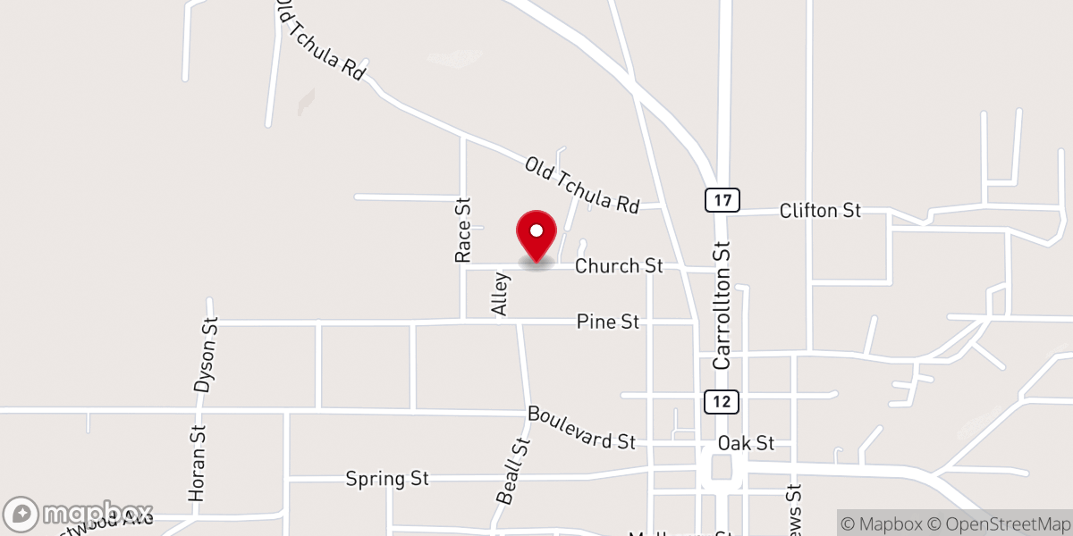 Map showing location of Asia Baptist Church