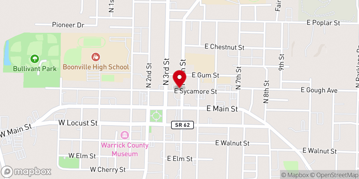 Map showing location of Hemenway Church - Food Distribution Center