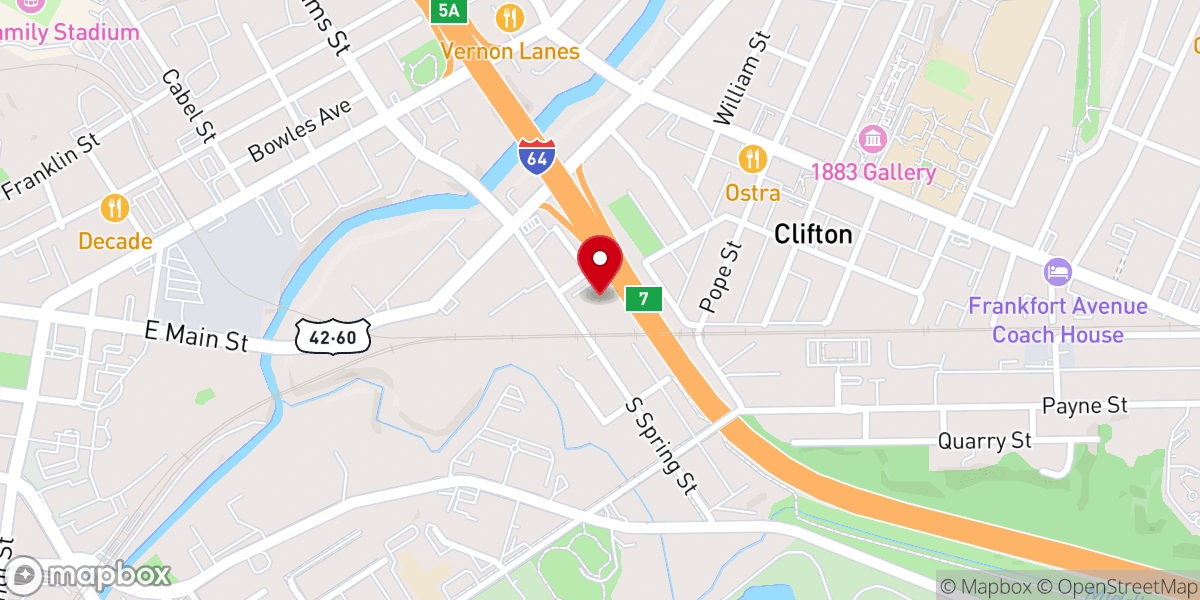 Map showing location of Share Our Gifts