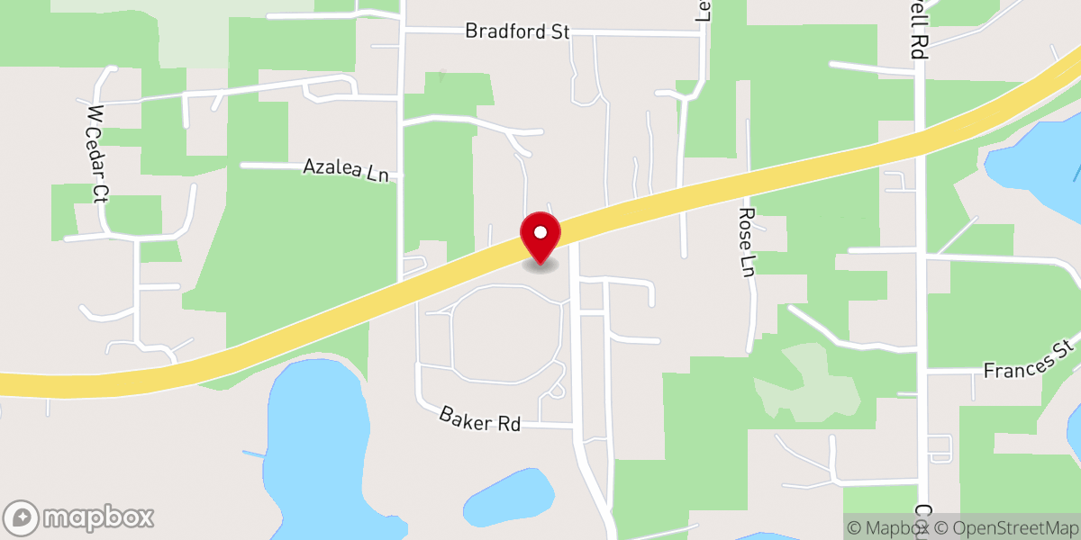 Map showing location of Southeastern Conference Campground