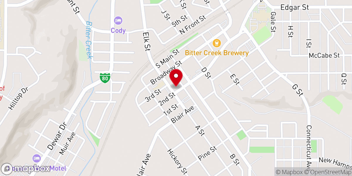 Map showing location of Holy Communion Episcopal Church